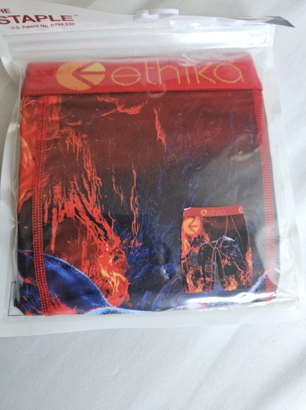 Ethika The Staple Boxer Briefs - Fire & Panther Graphic - Size 2XL (NWT)